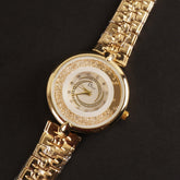 Women Chain Wrist Watch Golden D